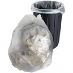 BOLSA TRANSPARENTE EXTRA FUERTE DE 40 KGS / 200 LTS 